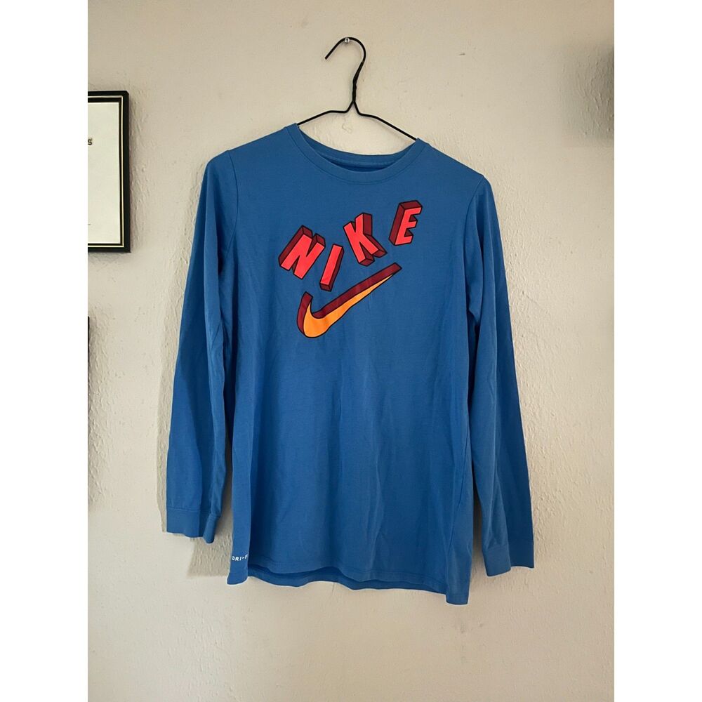 Nike Cotton Blend Long Sleeved Top
